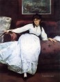 ベルト・モリゾ エドゥアール・マネの休息の肖像